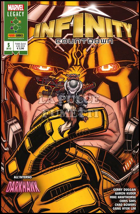 MARVEL MINISERIE # 208 - INFINITY COUNTDOWN 5